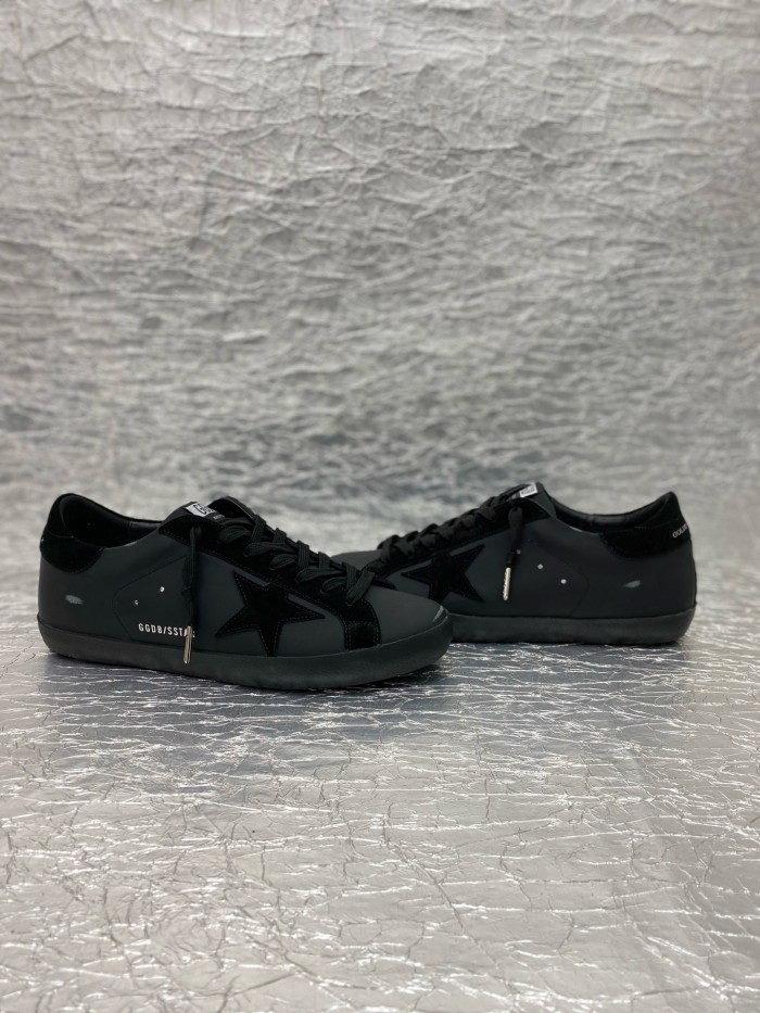 Golden Goose Super Star Low top Skateboard Shoes Black