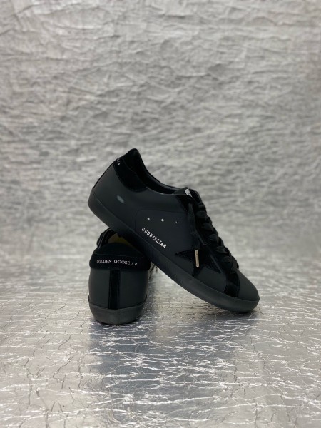 Golden Goose Super Star Low top Skateboard Shoes Black