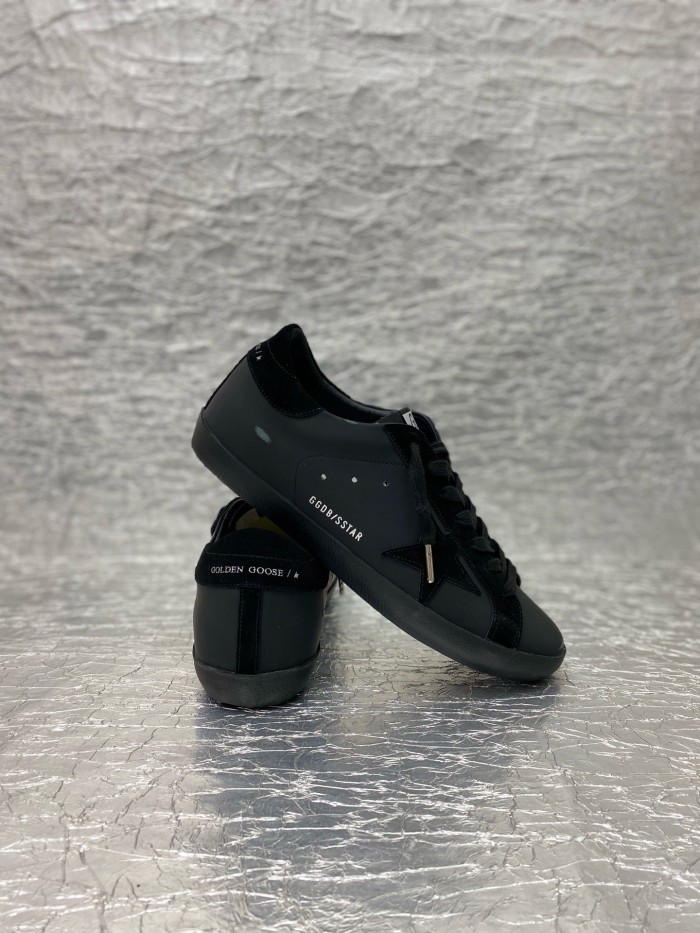 Golden Goose Super Star Low top Skateboard Shoes Black