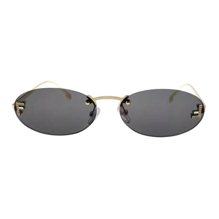 FENDI Eyewear Oval Frame Sunglasses