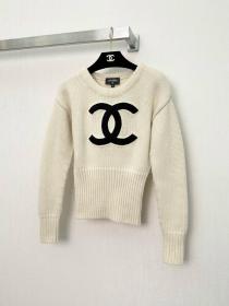 CHANEL Sweaters Women's Beige 