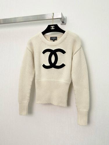 CHANEL Sweaters Women's Beige 