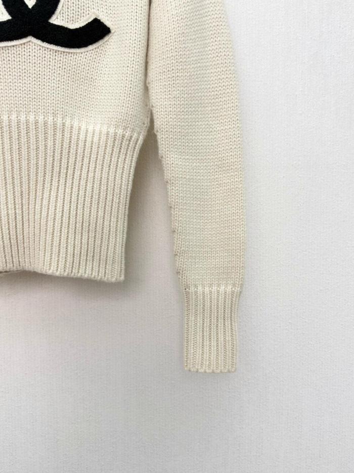CHANEL Sweaters Women's Beige 