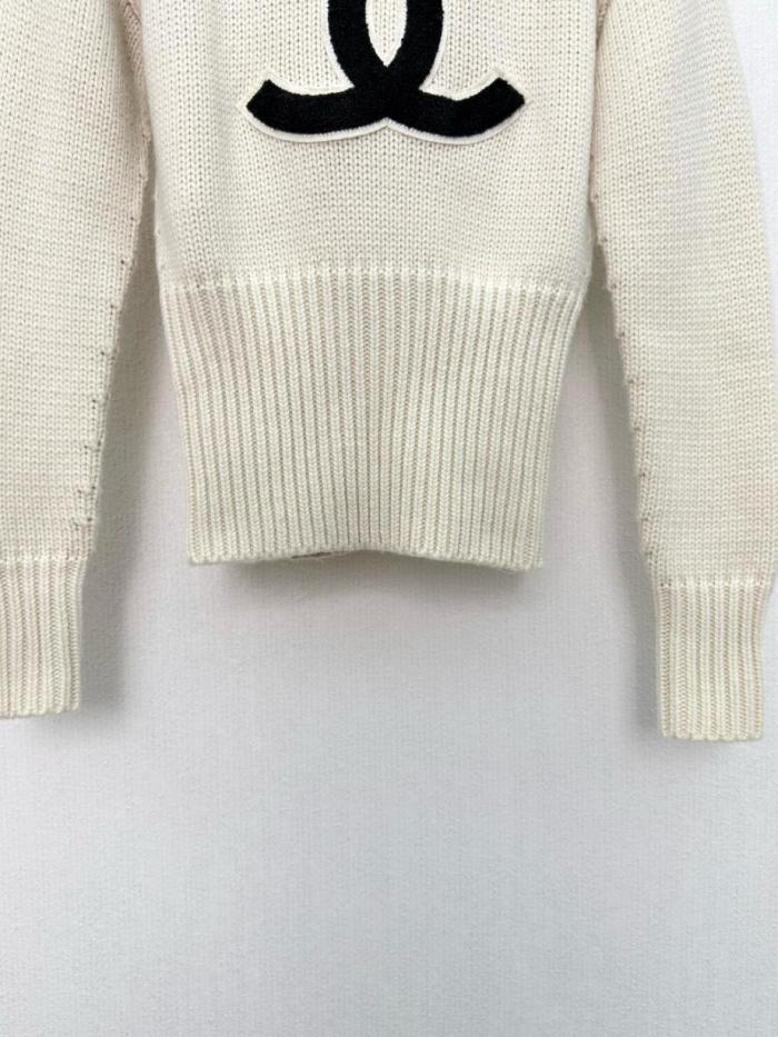 CHANEL Sweaters Women's Beige 