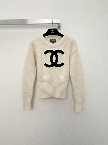 CHANEL Sweaters Women's Beige 