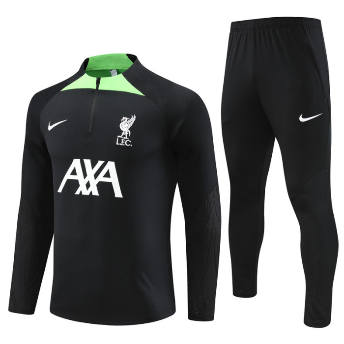 23/24 Liverpool Black green training suit