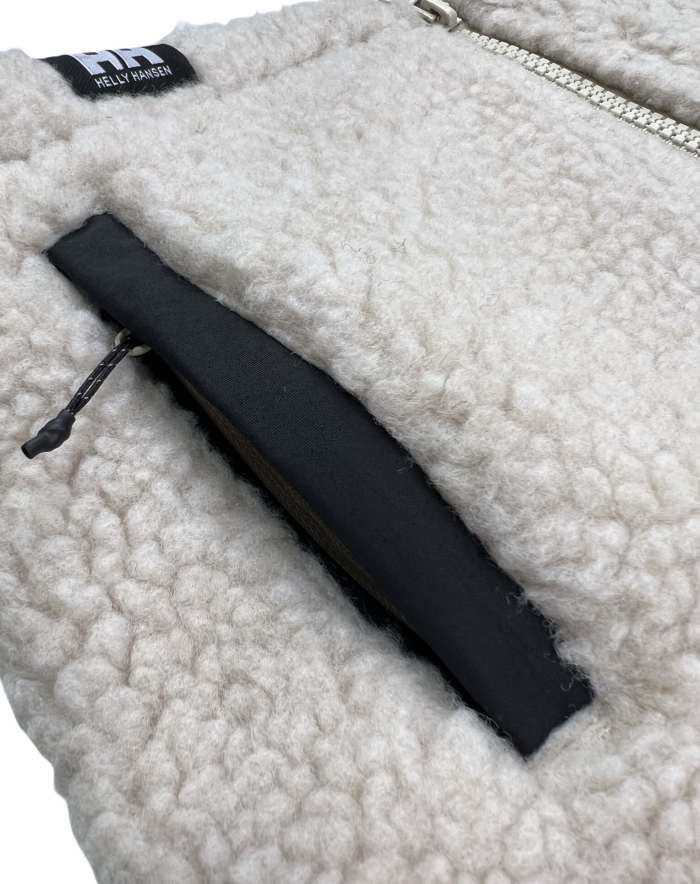 HH kids white lamb wool coat