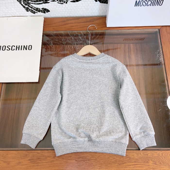 Moschino gray high quality hoodie for kids