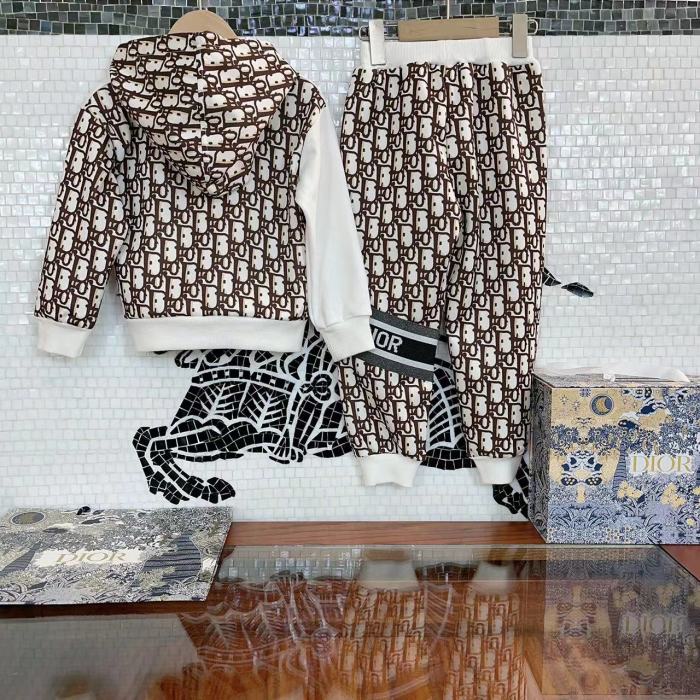 DIOR Kids hoodie suit with pants