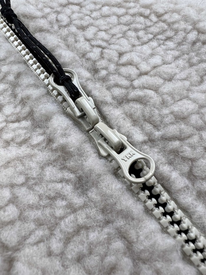 HH kids white lamb wool coat