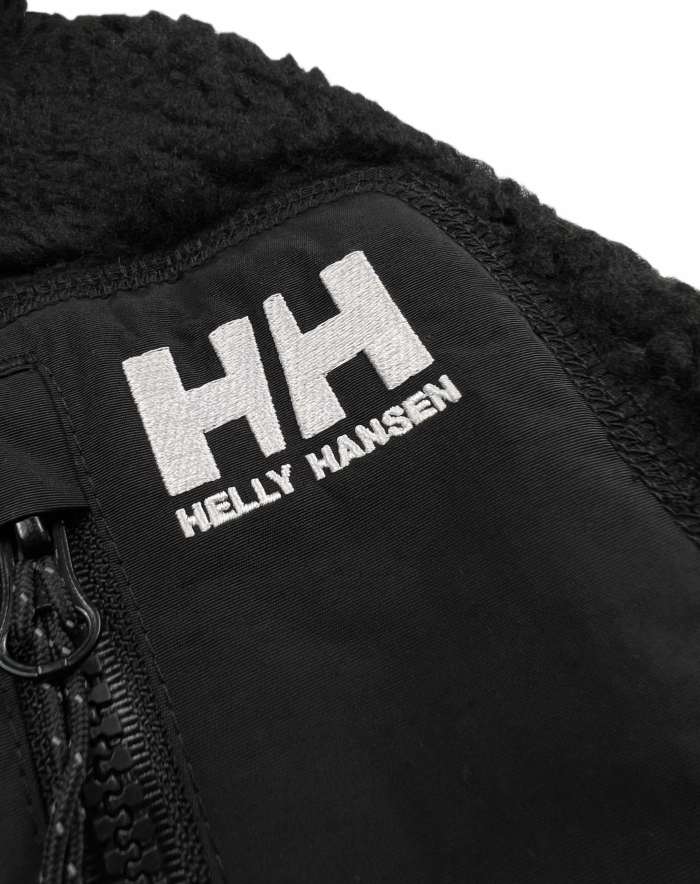 HH kids black lamb wool coat