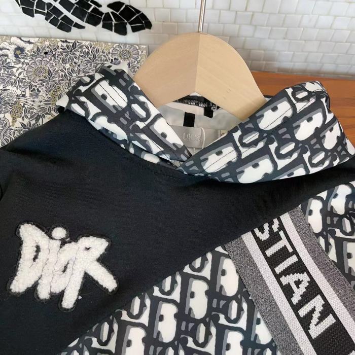 DIOR Kids hoodie suit with pants