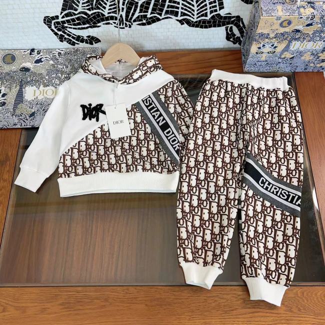 DIOR Kids hoodie suit with pants