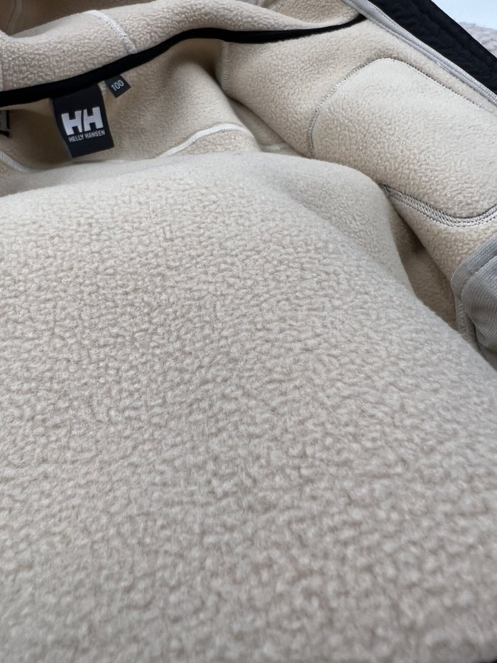 HH kids white lamb wool coat