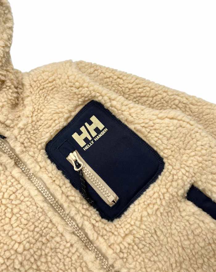 HH kids yellow lamb wool coat