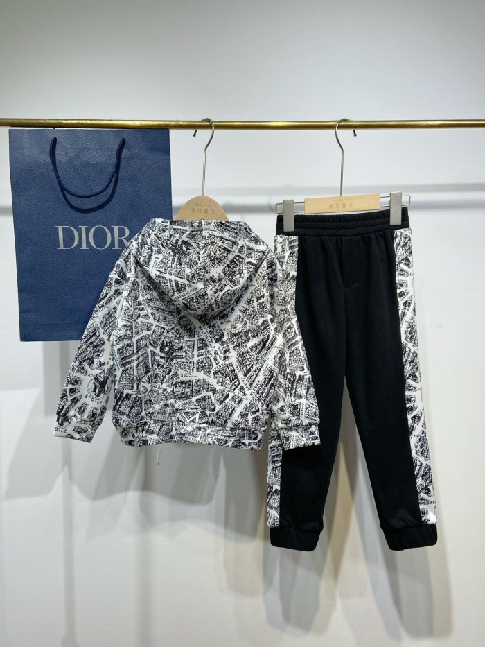 DIOR Kids multi-colored hoodie with pants