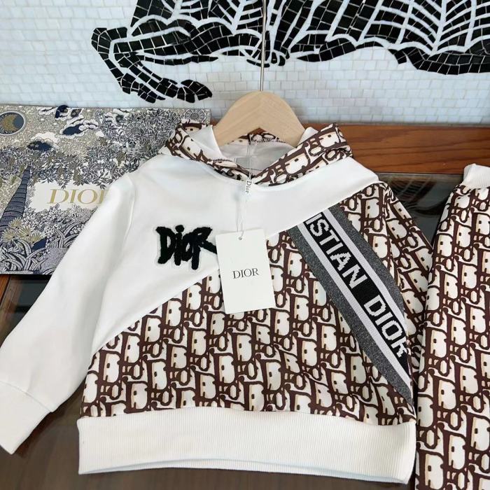 DIOR Kids hoodie suit with pants