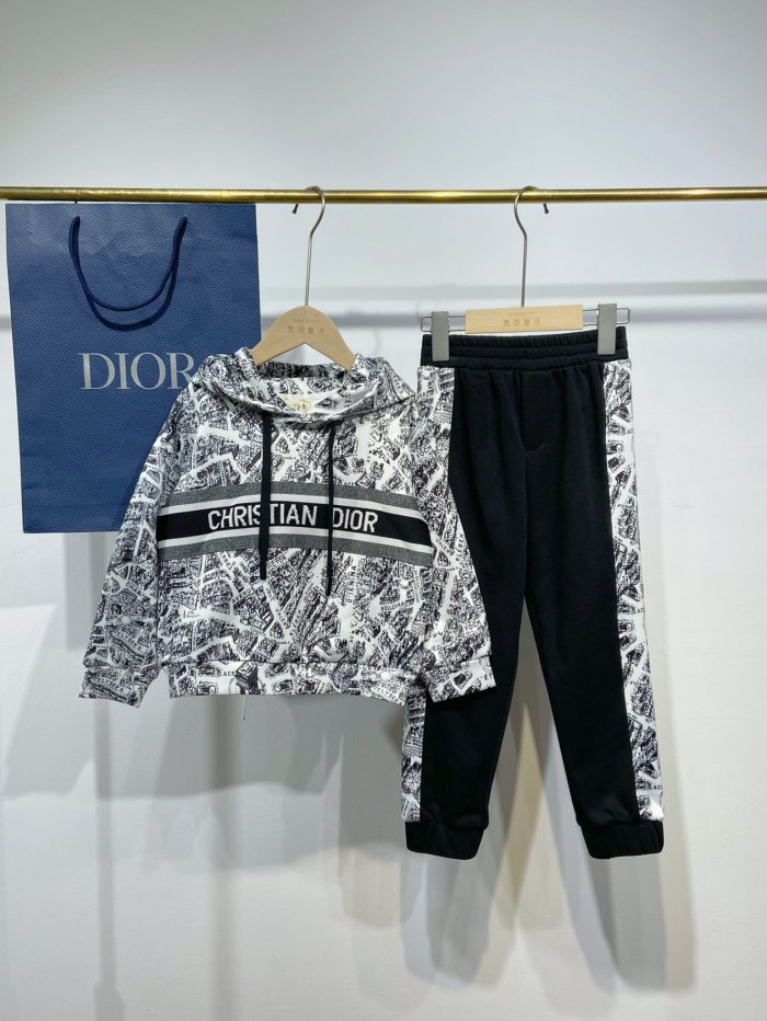 DIOR Kids multi-colored hoodie with pants