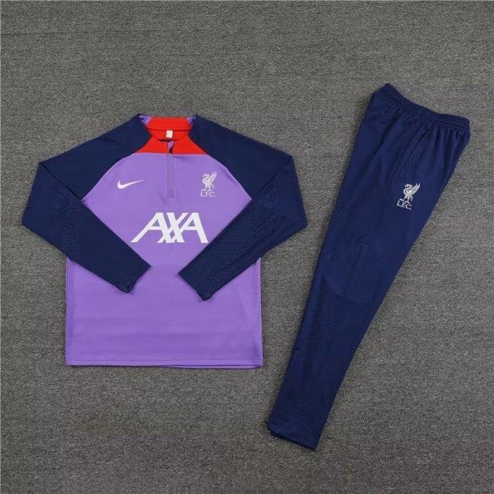 23/24 Liverpool kids Violet blue training suit