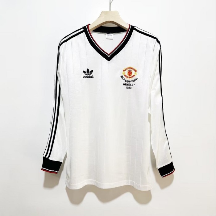 Retro 1983 Manchester United Away Long sleeve