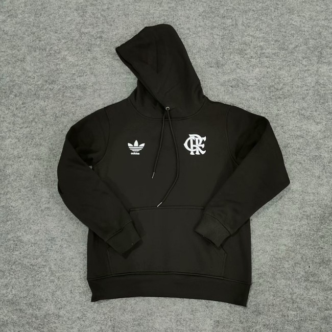 Retro Flamengo plush hoodie