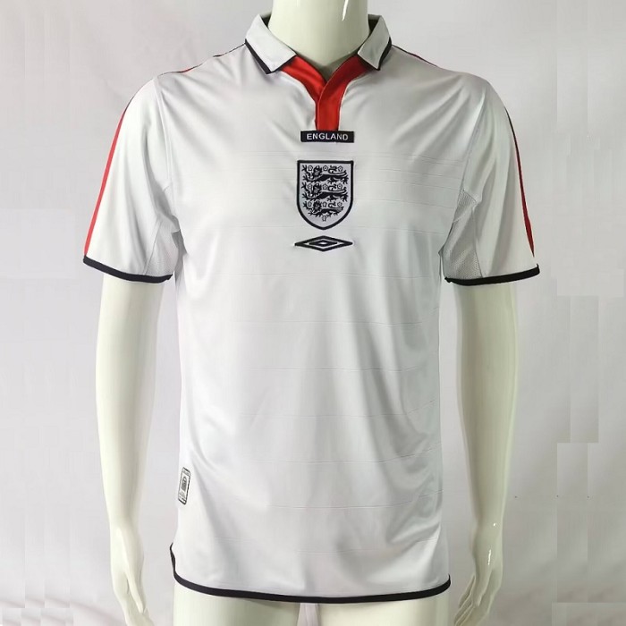 Retro 2004 England home football Jersey
