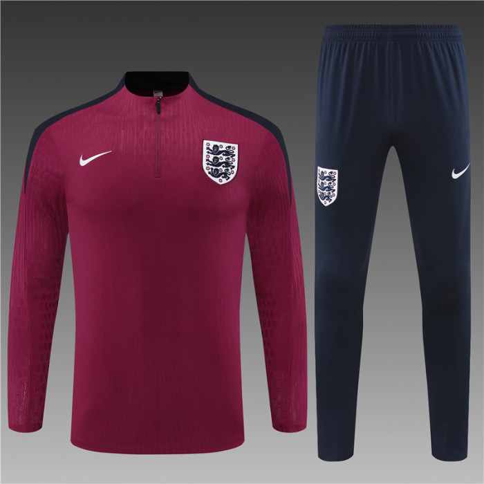 24/25 England kids Jujube red training suit