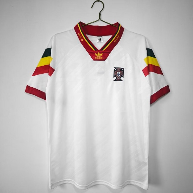 Retro 1992 Portugal Away football Jersey