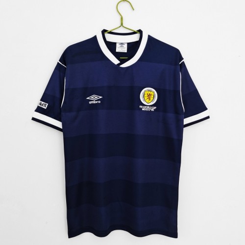 Retro 87/88 Scotland home football jersey