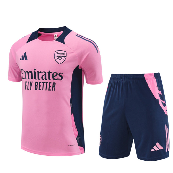 24/25 Arsenal kids Short sleeve Pink training suit