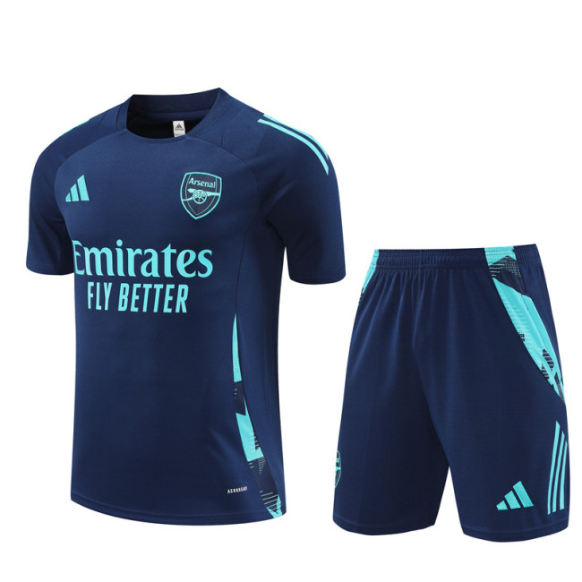 24/25 Arsenal kids Short sleeve Royal Blue training suit