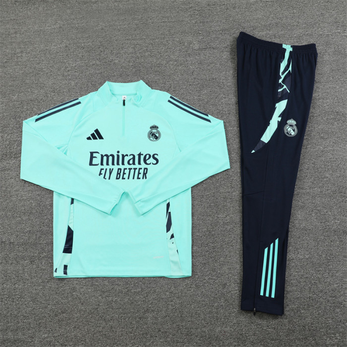 24/25 Real Madrid Adult training suit Light blue