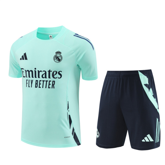 24/25 Real Madrid kids Short sleeve Hulan color training suit