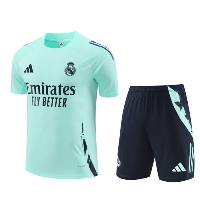 24/25 Real Madrid kids Short sleeve Hulan color training suit