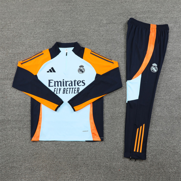 24/25 Real Madrid Adult training suit Yellow Blue