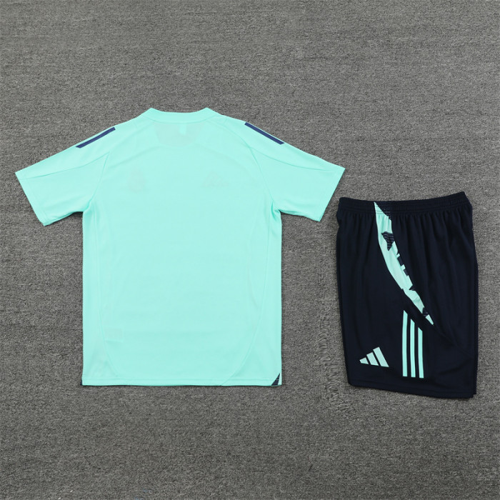 24/25 Real Madrid kids Short sleeve Hulan color training suit