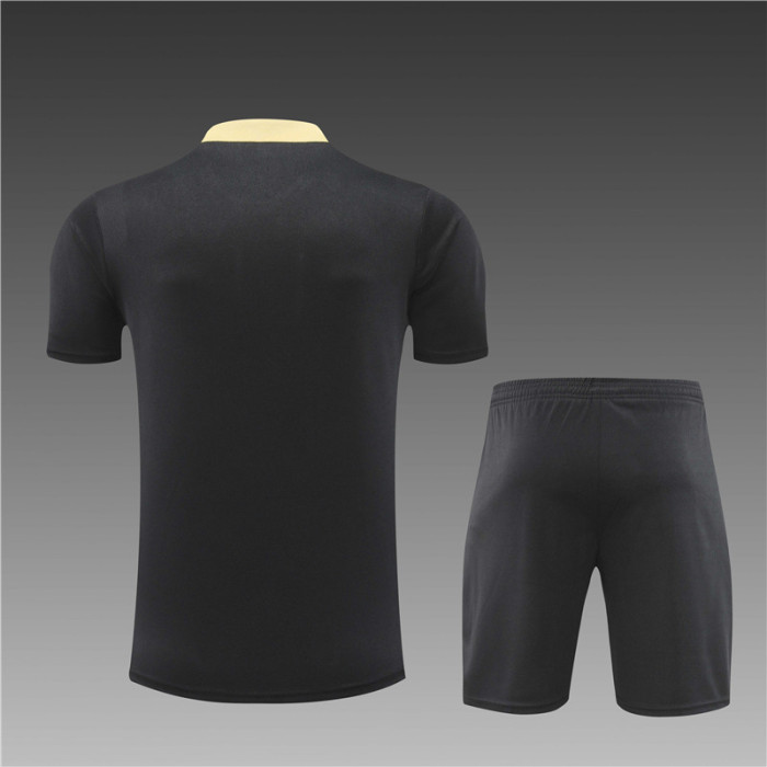 24/25 PSG short -sleeved training suit black
