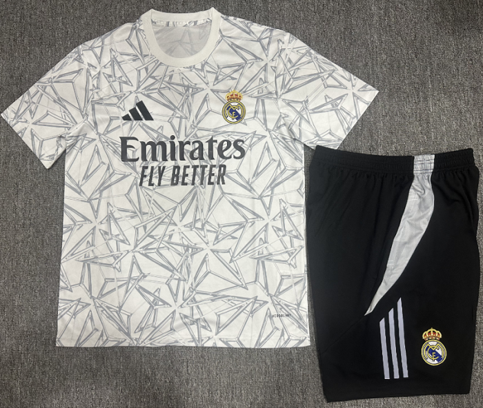 24/25 Real Madrid kids Black Grey training suit