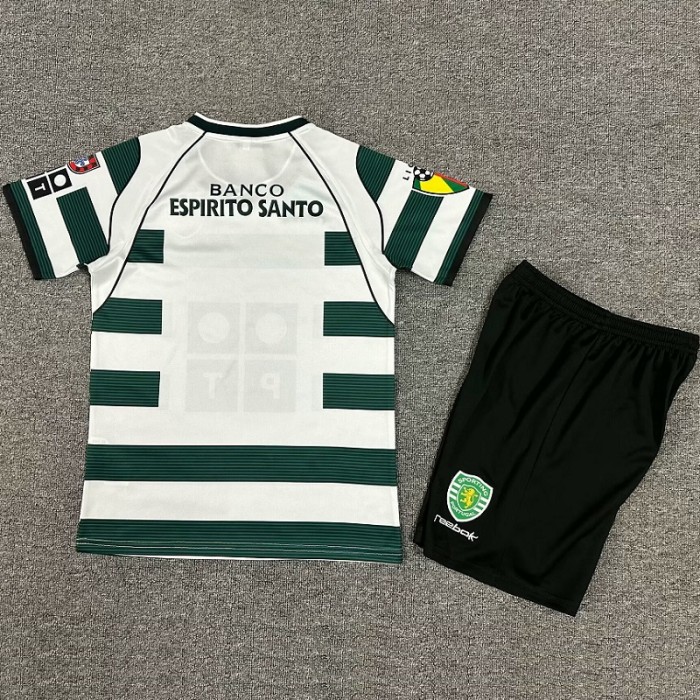 Retro 01/03 Sporting CP home kids kit