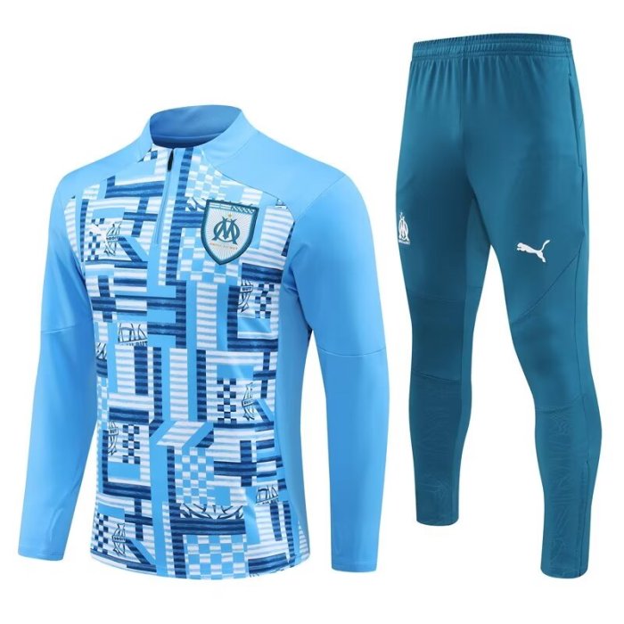 24/25 Marseille kids Light Blue training suit