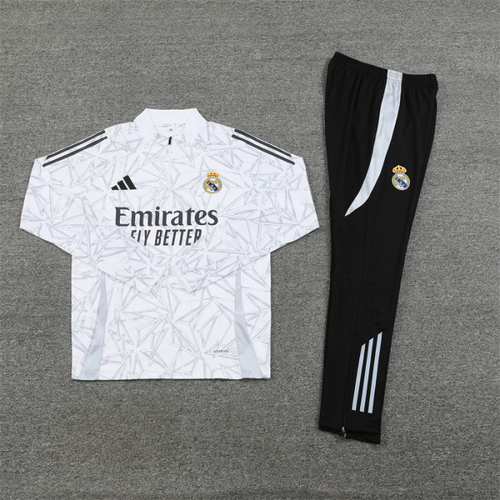 24/25 Real Madrid Adult training suit white