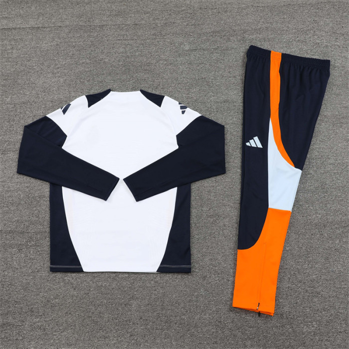 24/25 Real Madrid Adult training suit Royal Blue Yellow