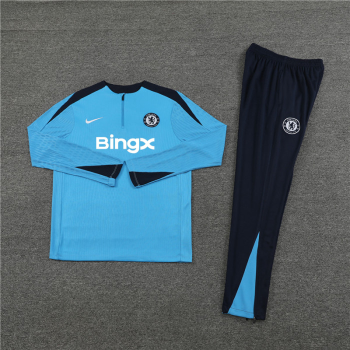24/25 Chelsea kids Light Blue training suit
