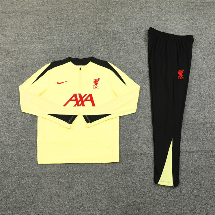 24/25 Liverpool kids training suit yellow