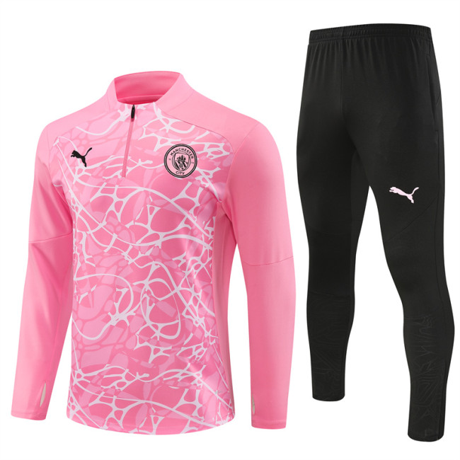 24/25 Manchester city kids Pink training suit