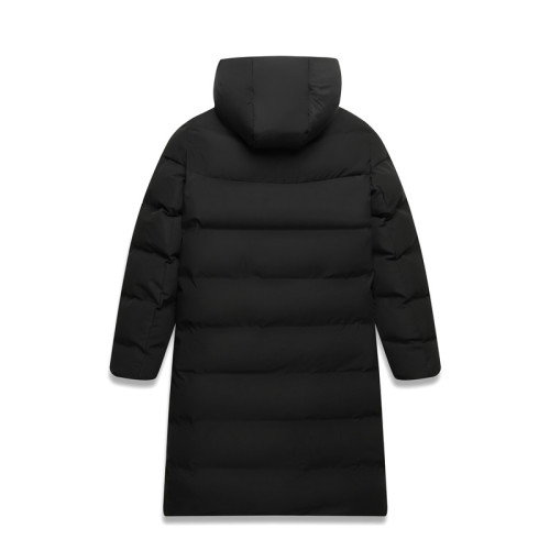 Nike black long cotton coat jacket