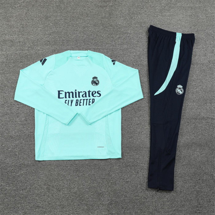 24/25 Real Madrid Kids training suit light Light Blue