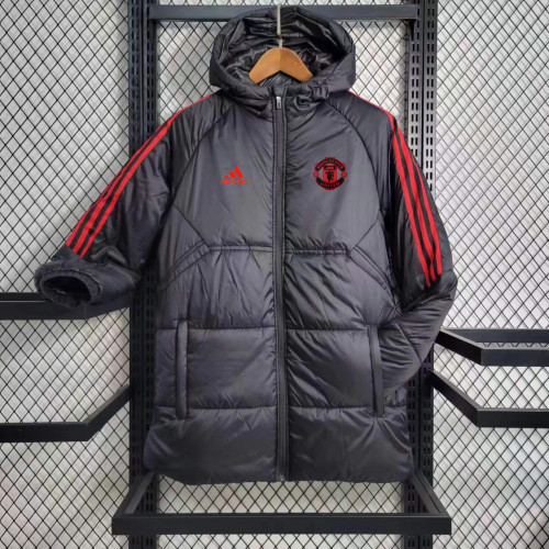 Manchester United black cotton jacket training