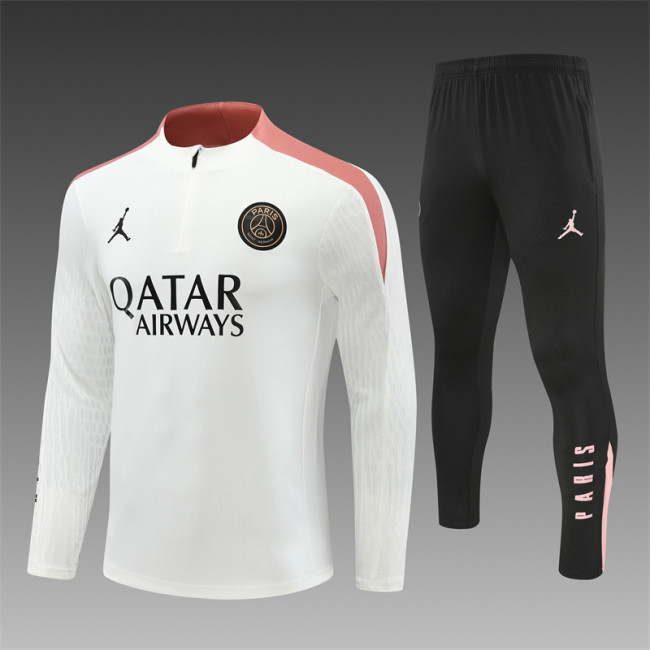 24/25 PSG white Jordan Adult training suit