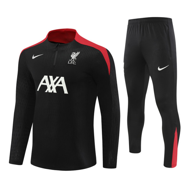 24/25 Liverpool kids black training suit